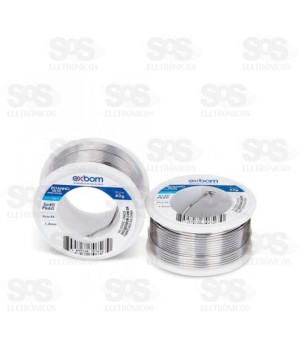 Estanho fio de solda estanho 1.0mm carretel 80G Exbom EF40-G080M15