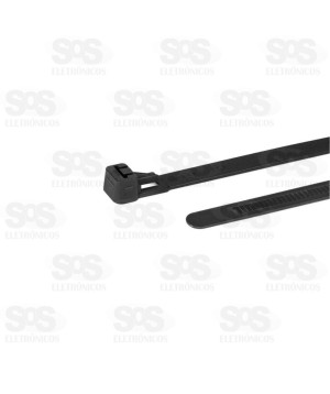 Abraçadeira De Nylon Reutilizável 4,8mmx200  Com 50 Unidades TRY-0088