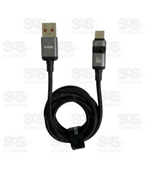 Cabo Turbo 66W Type C 1 Metro Kaidi KD-101C
