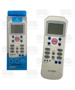 Controle Remoto Para Ar Condicionado Carrier  Kapbom KA-3882
