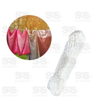 Corda Trançada Para Varal 10 Metros Top Útil TOP1488