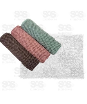 Tapete Bolinha Em Microfibra Antiderrapante Cores variadas Top Útil TOP0673