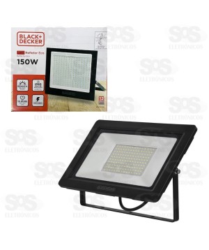 Refletor Eco Quadrado LED Branco 150W Black+Decker BDR1-0150