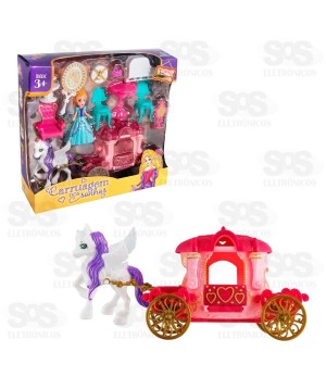 Brinquedo Carruagem Dos Sonhos Princesas Polibrinq CA002