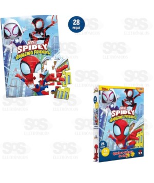 Quebra-Cabeça de Chão Spidey Friends  28 Peças 8059