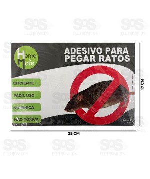 Armadilha Adesiva Pega Ratos Home & More HM-55