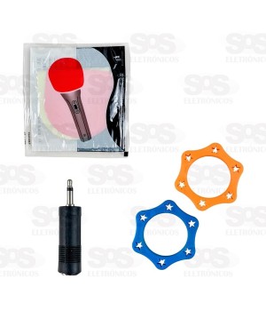 Kit 2 Microfones Sem Fio Dinâmicos Com Painel B-Max BM-248B
