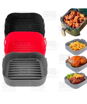 Forma De Silicone Para Air Fryer Com 20,5 B-Max BM-F971