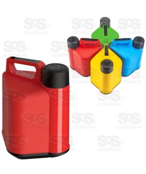 Botijão Garrafa Térmica 5 Litros Turim Cores Variadas Unitermi