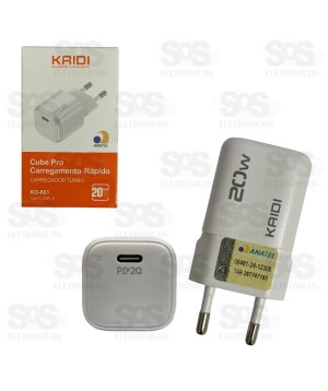 Carregador Rápido PD 20W Kaidi KD-661