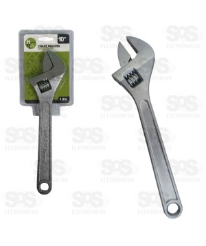 Chave Inglesa Ajustável 10 Polegadas HM-706