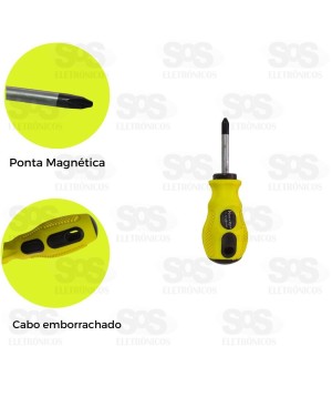 Chave Philips Toco 1,5 Polegadas Ponta Magnetica HM707