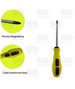 Chave Philips 8 Polegadas Ponta Magnetica HM-710