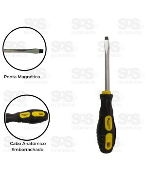 Chave Fenda 8 Polegadas HM-715