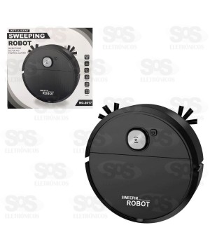 Robô Aspirador de Pó Recarregável Sweepin Robot S617