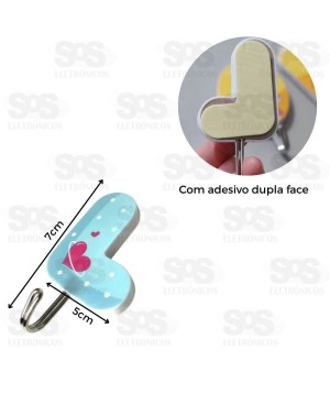 Ganchos Multiuso Love Top Útil TOP0809