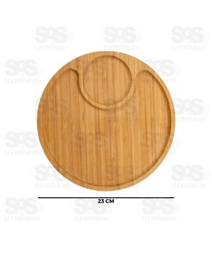 Tábua Para Petiscos 2 Divisórias MDF Top Útil TOP2103