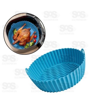 Forma De Silicone Para Air Fryer 16x5,5CM TOP1033