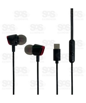 Fone De Ouvido Com Microfone Type C Altomex AL-120