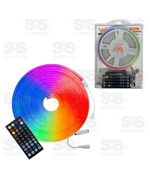 Fita De LED Flexível RGB Neon 5 Metros Altomex AL-5051