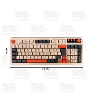 Kit Teclado e Mouse Com Fio USB Eletromex EL-2113