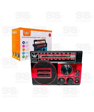 Rádio Retrô Bluetooth FM Com Lanterna 3 Bandas Altomex AD-231