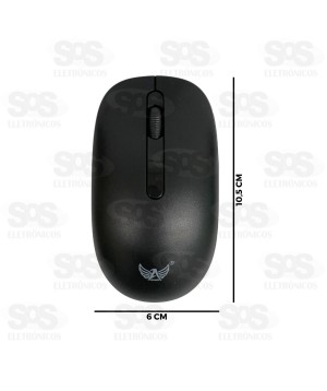 Mouse Sem Fio À Pilha 2.4GHz Altomex AL-9503