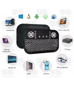 Mini Teclado E Mouse Sem fio Touchpad Altomex AL-313R