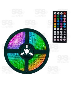 Fita de LED 10 Metros Colorida Comando Por Som Altomex AL-5056