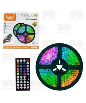 Fita de LED 10 Metros Colorida Comando Por Som Altomex AL-5056