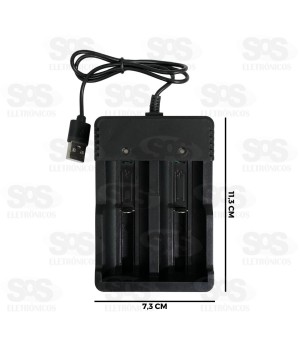 Carregador Duplo De Baterias Altomex AL-2757