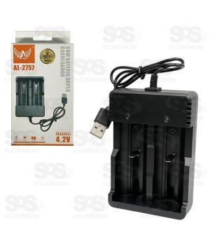 Carregador Duplo De Baterias Altomex AL-2757