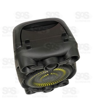 Caixa De Som Bluetooth Recarregável Com LED 10W KTS-1196