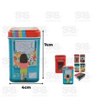 MIni Lata Estampadar 7x4cm em Metal Livon 6599