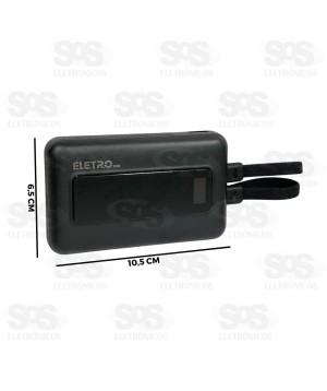 Carga Extra 10.000mAh 2 Interfaces Eletromex EL-2929