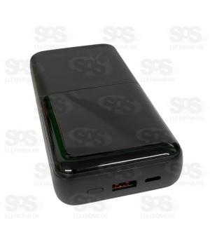 Carga Extra 20.000mAh 2 Interfaces Eletromex EL-2944