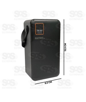 Carga Extra 60.000mAh Painel Digital Com Lanterna Eletromex EL-2969