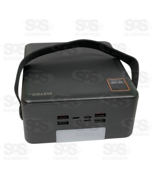 Carga Extra 100.000mAh Painel Digital Com Lanterna Eletromex EL-2971