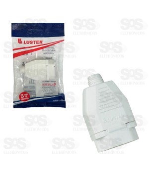 Tomada Plug Fêmea 2P+T Luster 10521