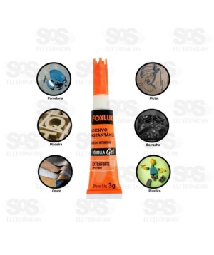 Cola Instantâneo Gel 3 Gramas Floxlux 96.11