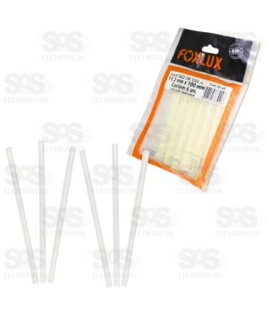 Bastão De Cola Quente 6 Unidades 11,2x100mm Foxlux 24.45