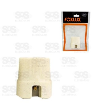 Bocal Porcelana Para Plafonier E-27 Foxlux 24.48