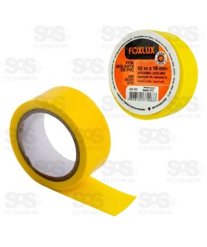 Fita Isolante 10 Metros Amarela 10 Unidades Foxlux 10.11