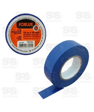 Fita Isolante 10 Metros Azul 10 Unidades Foxlux 10.08