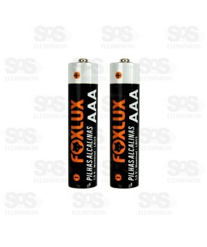 Pilhas Alcalinas AAA 1.5V 2 Unidades Foxlux 95.04