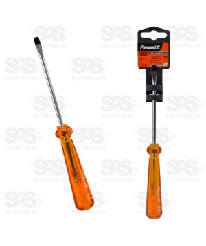 Chave Fenda Magnética CR-V 3/16X4 Famastil 46.08