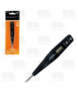 Chave Teste Voltagem E Corrente Digital Foxlux 03.07