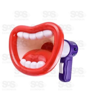 Megafone Com Gravador de Voz Toy King TK-AB8291