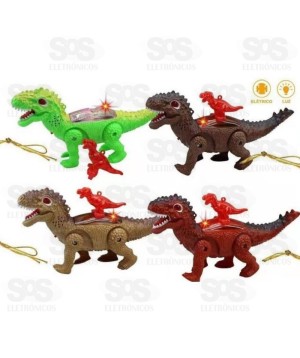 Dinossauro Anda Emite Som E Luz TK-2346