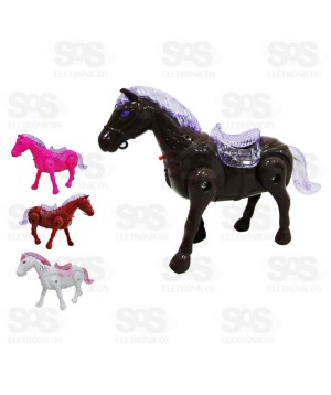 Cavalo da Princesa Com Luzes e Sons Toy King TK-2344